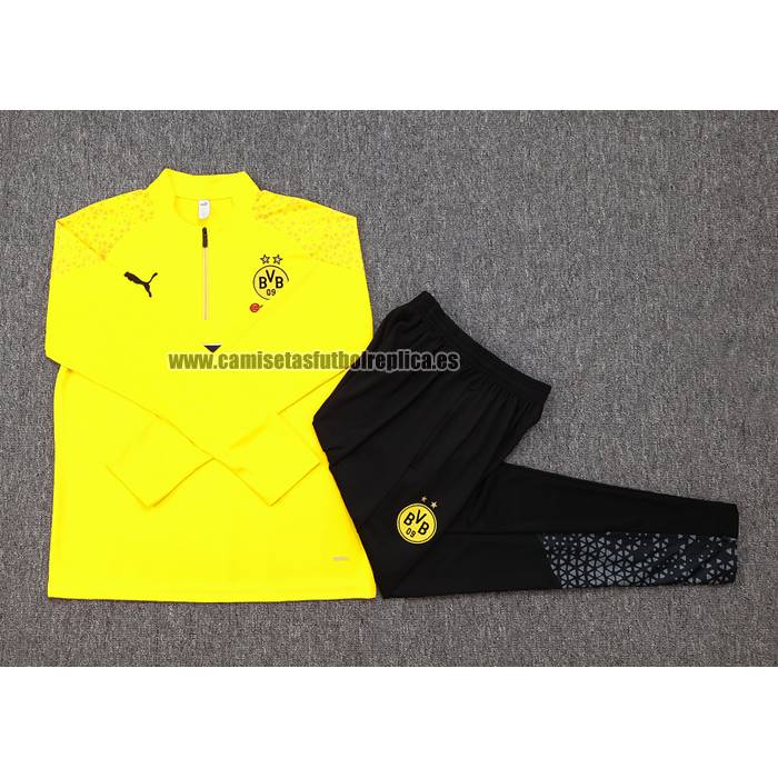 Chandal de Sudadera del Borussia Dortmund 2023-24 Amarillo